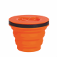 Vaso Plegable c/ Tapa Sea To Summit XSeal & Go, 215 ml, naranja, silicona BPA Free