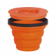 Vaso Plegable c/ Tapa Sea To Summit XSeal & Go, 215 ml, naranja, silicona BPA Free