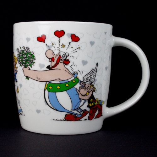 Taza Könitz Asterix I'am in Love, 340 ml, porcelana