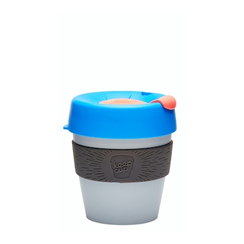 Vaso Reutilizable KeepCup Ash, 227 ml, azul/grafito/gris, plástico BPA Free