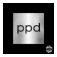Servilleta PPD Fashion Grapes Purpel, 250 x 250 mm