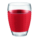 Vasos Bodum Pavina 11166-294, 450 ml, set 2, rojo, borosilicato