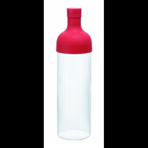 Botella Maceración Hario FIB-75-R, 750 ml, cristal-silicona, rojo