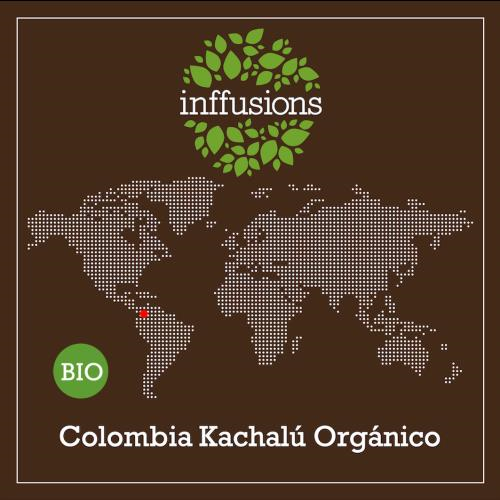 Café de Origen Colombia Kachalú Orgánico, grano, 250 g