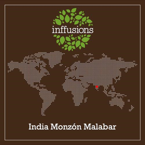 Café de Origen India Monzón Malabar, grano, 250 g