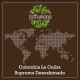 Café de Origen Colombia La Ceiba Supremo Descafeinado, grano, 250 g