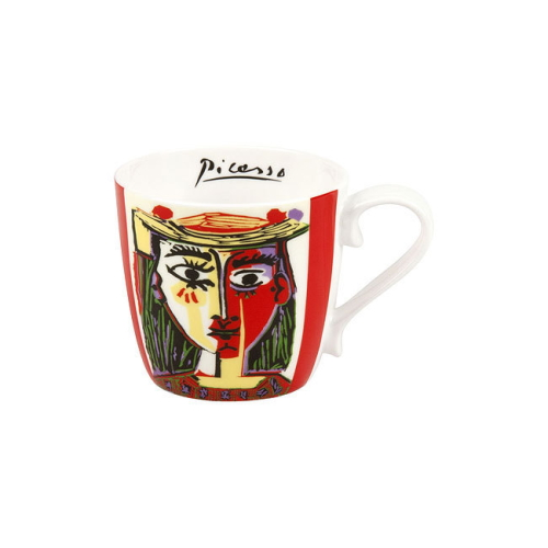 Taza Könitz Picasso, Mujer con sombrero, 450 ml, porcelana