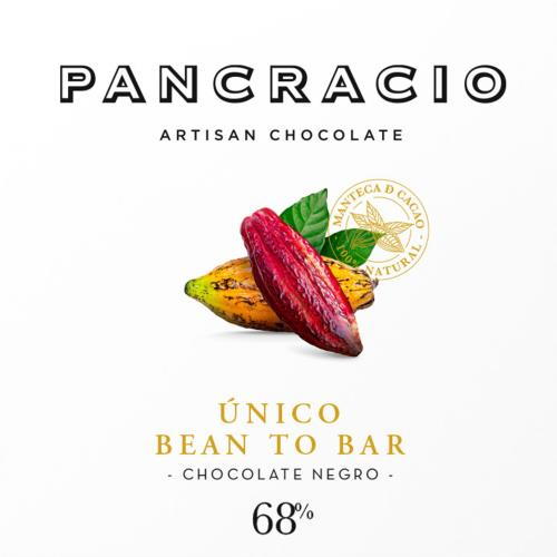 Mini Tableta Chocolate Negro PLantación Pancracio Bean to Bar, 45 g